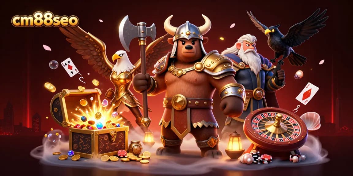Engage with cm88seo for thrilling casino action featuring vibrant characters and dynamic gaming elements.