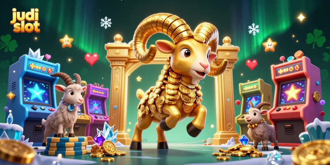 Menangkan judi slot dengan simbol keberuntungan yang bersinar dan suasana kasino yang meriah.