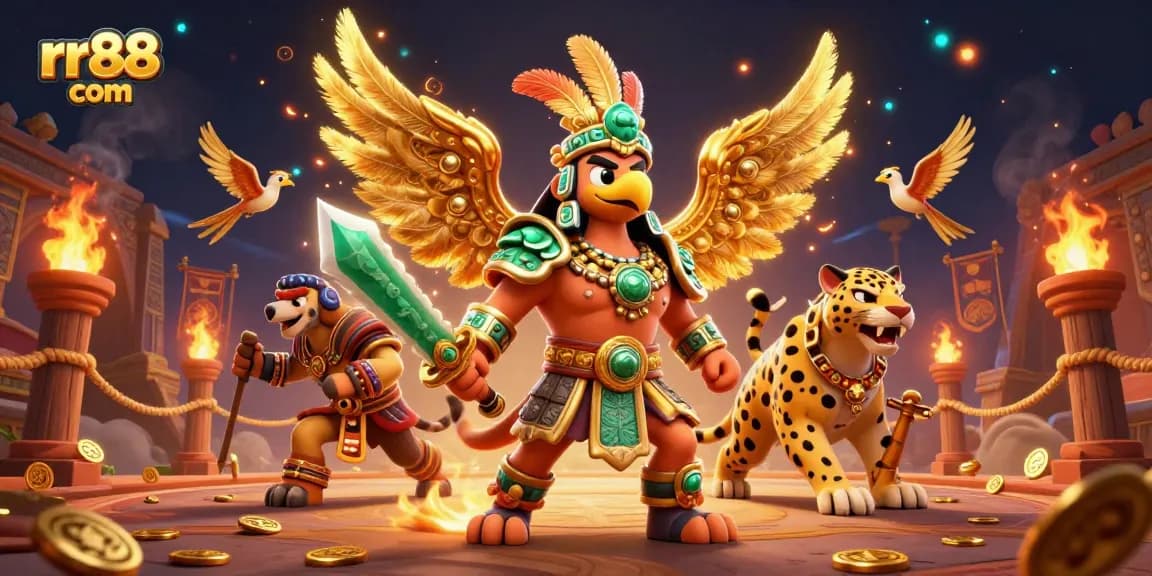 Experience thrilling gaming at rr88 com with vibrant characters and rich atmospheric casino elements.