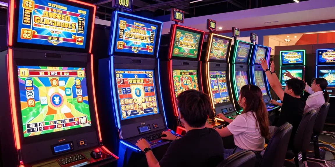 Pengalaman bermain situs slot gacor dengan pemain merayakan kemenangan di kasino virtual.