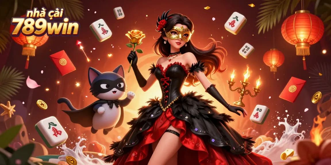 Experience the thrill with nhà cái 789win in this captivating 3D digital illustration filled with casino elements.