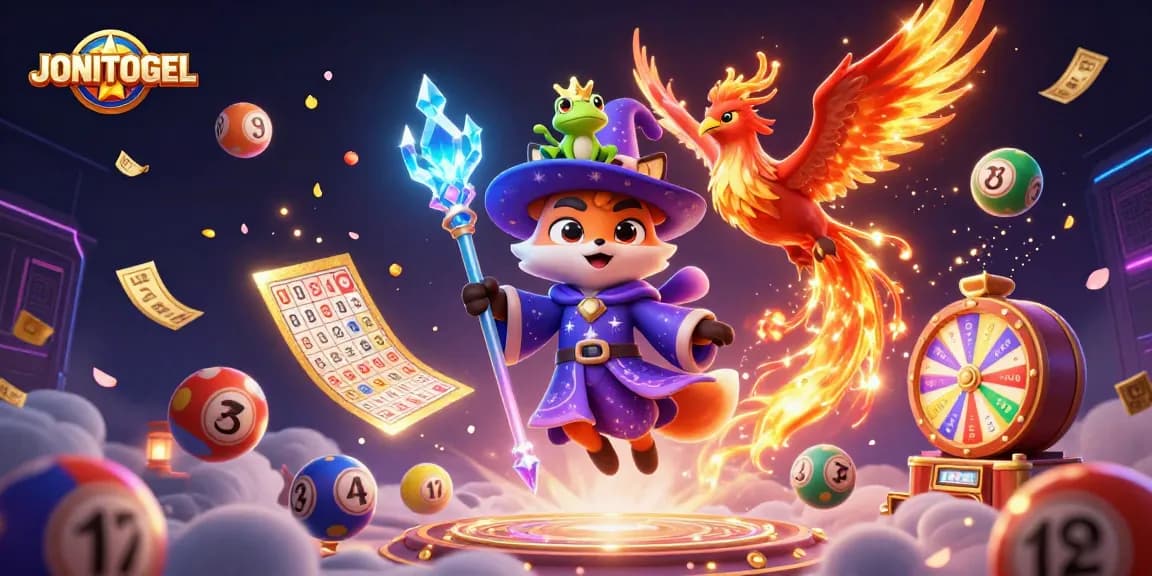 在JONITOGEL上获取彩票中奖的魔力，仙狐巫师与凤凰伙伴闪耀中。