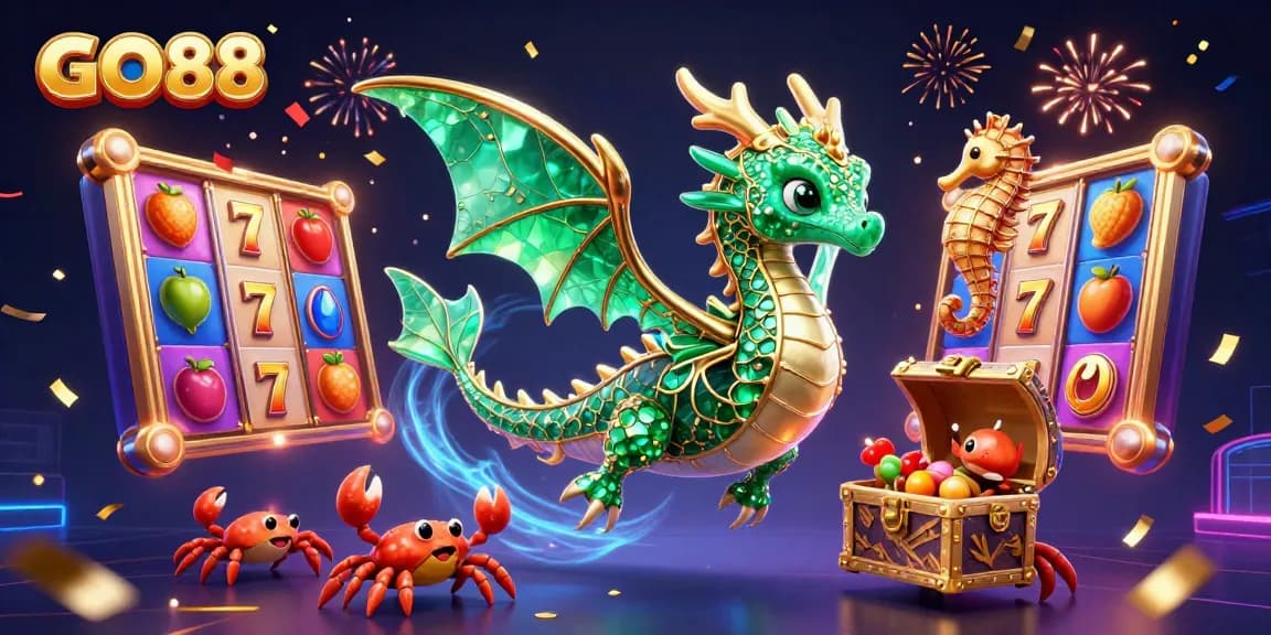 Engage with GO88 through dazzling slot games featuring colorful characters and vibrant animations.