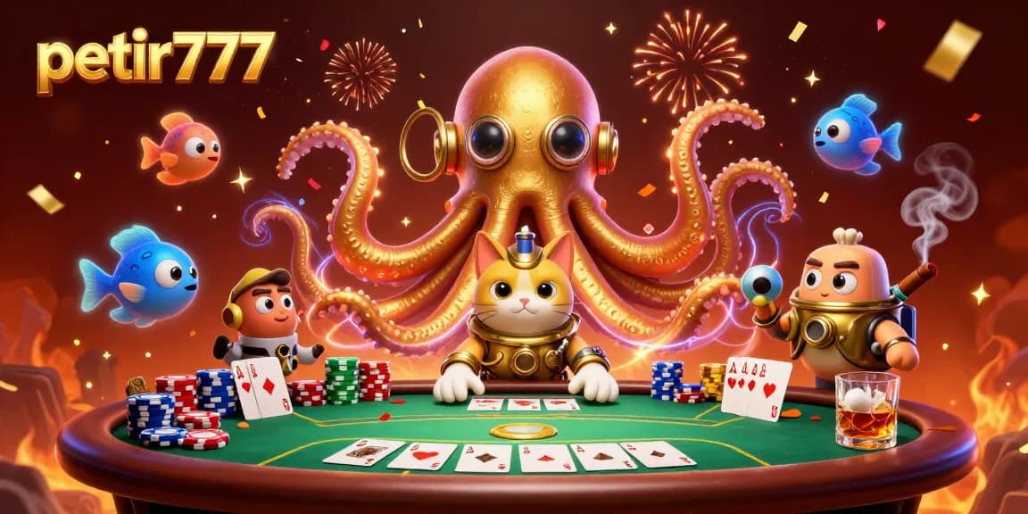 Play exciting games with petir777 as the kraken shares treasures and deep-sea adventures!
