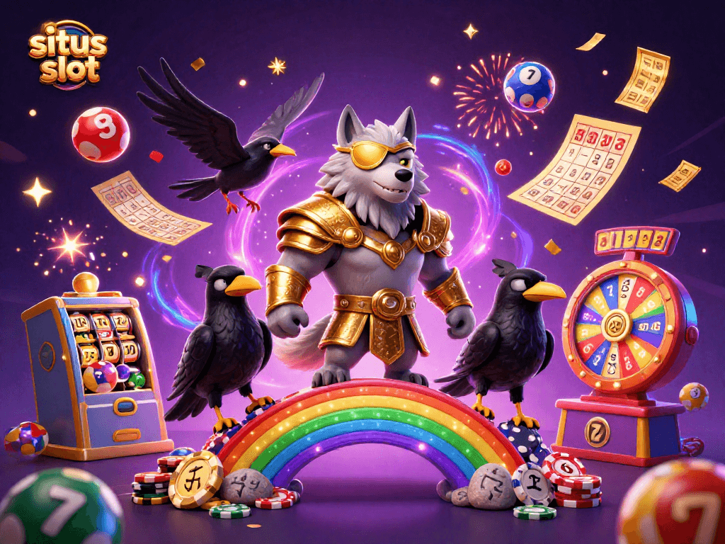 Menggali jackpot di situs slot terbaru dengan karakter Norse dan elemen permainan yang berkilauan.