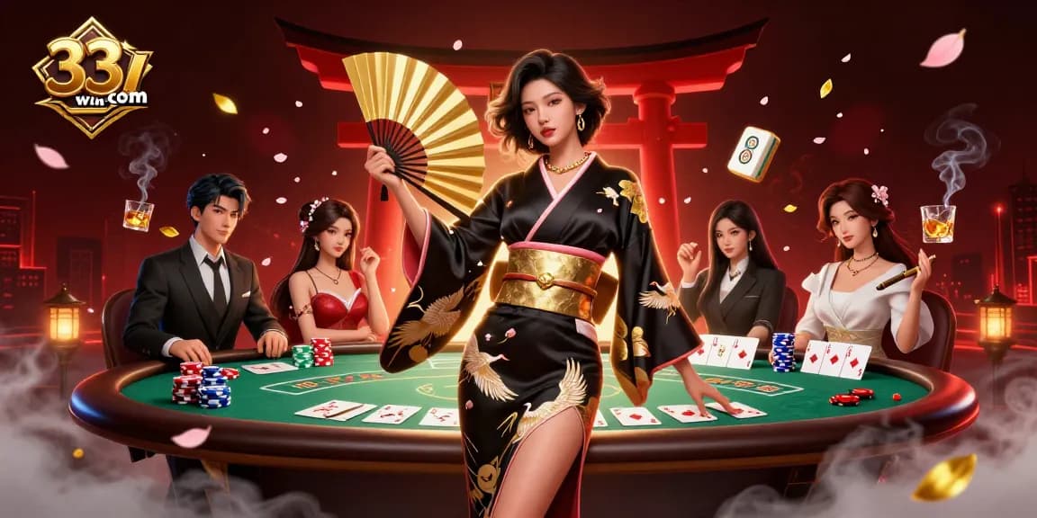 Experience thrilling gaming action at 33win com with poker, vibrant scenes, and rich casino atmosphere.