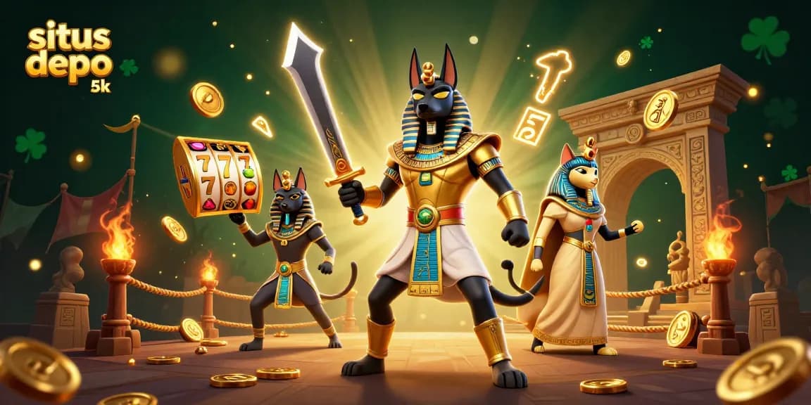 Engage with situs depo 5k to experience thrilling slot adventures with Anubis and Bastet.