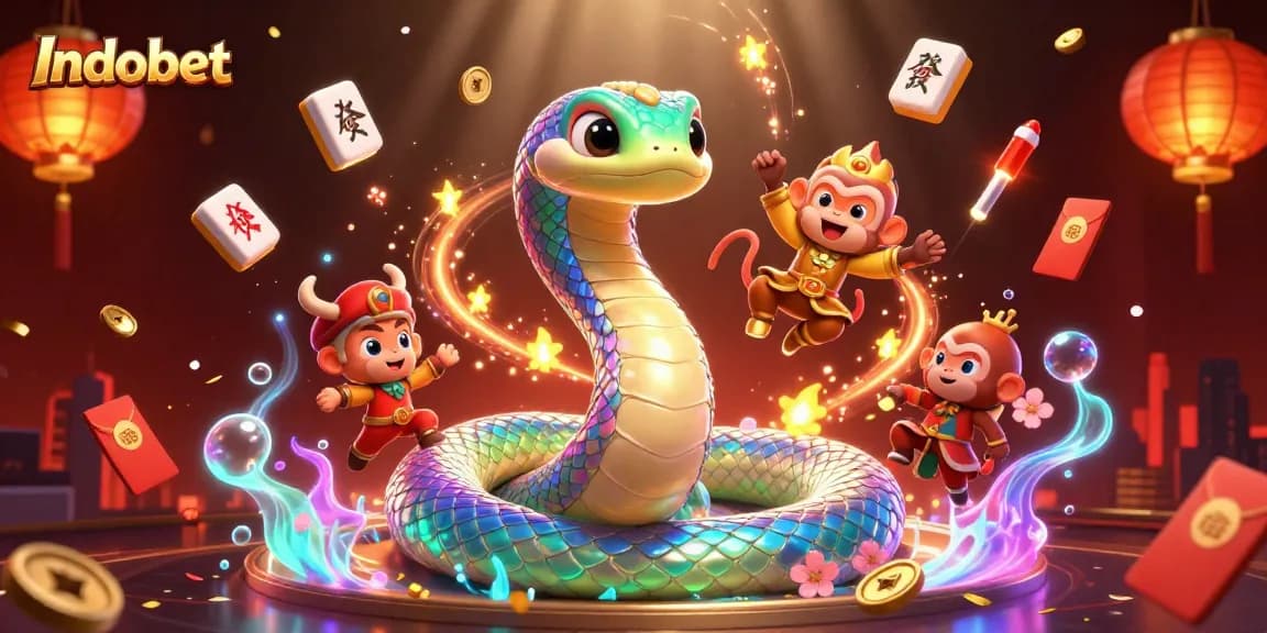 Indobet menghadirkan pengalaman bermain judi online dengan karakter berwarna cerah dan elemen menarik.