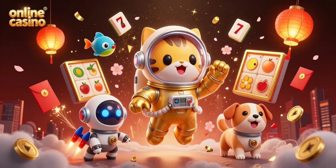Experience thrilling moments with the online casino's vibrant slots and gaming elements.