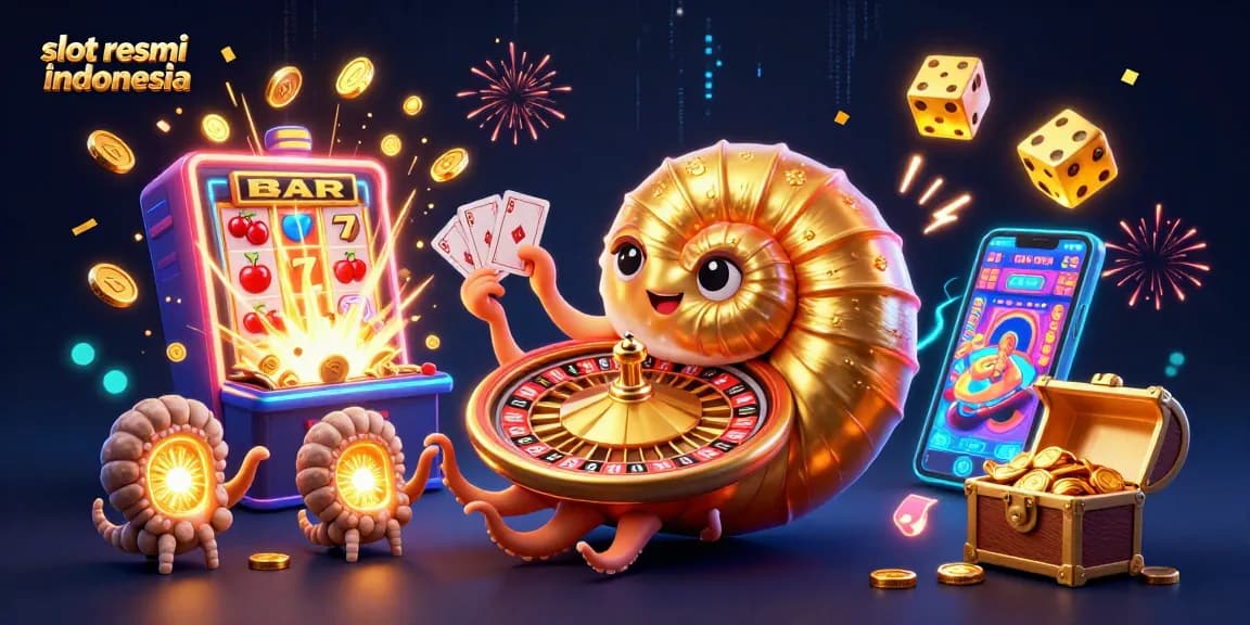 Menangkan jackpot di mesin slot resmi Indonesia dengan nautilus berkilau dan simbol keberuntungan.