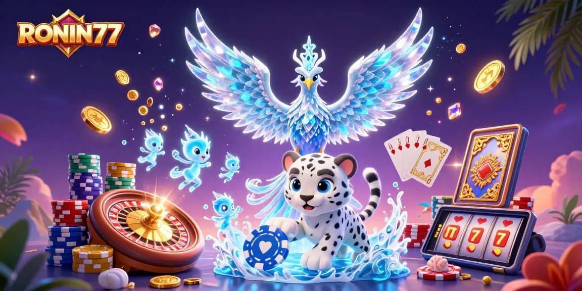 Engage with RONIN77's captivating online gaming environment featuring rich graphics and prizes.