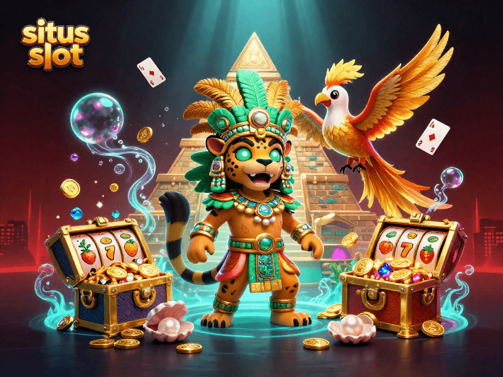 Engage with situs slot for thrilling wins featuring vibrant characters and dynamic elements.