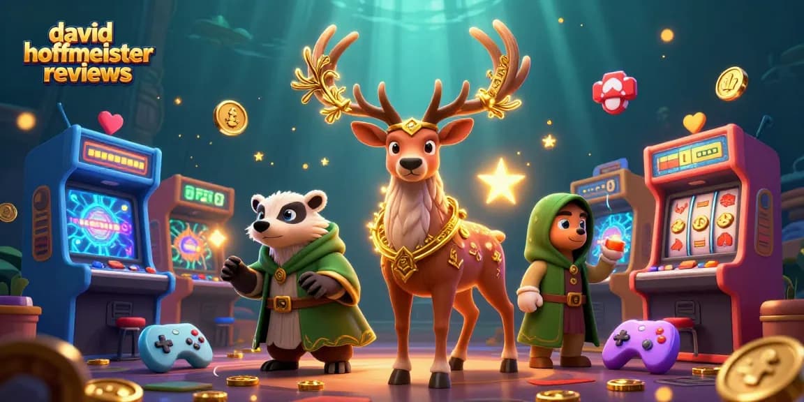 Experience david hoffmeister reviews through engaging slot gameplay featuring mystical characters amidst thematic casino elements.