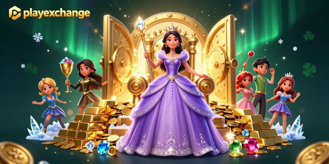 Engage in thrilling playexchange adventures with a royal-themed casino illustration.