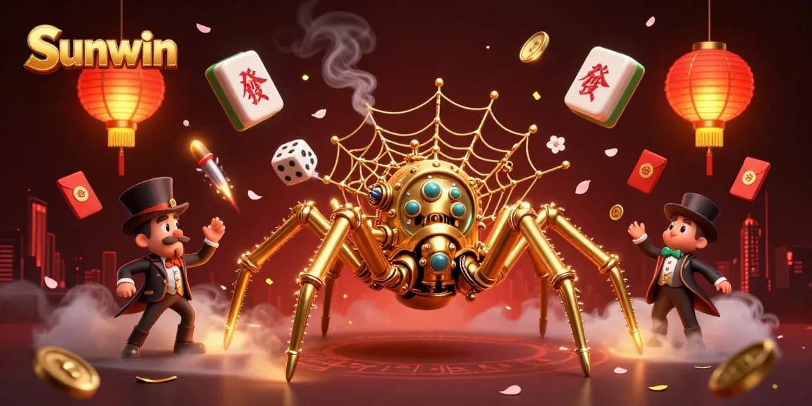 Engage in thrilling casino gameplay with Sunwin’s dynamic 3D steampunk-themed illustration.
