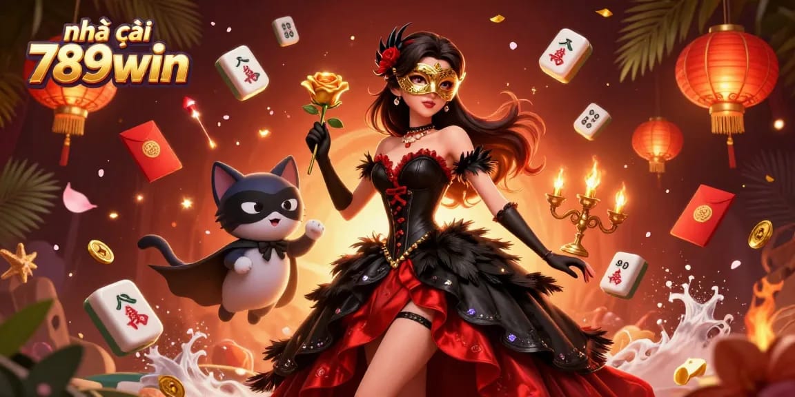 Experience the thrill with nhà cái 789win in this captivating 3D digital illustration filled with casino elements.