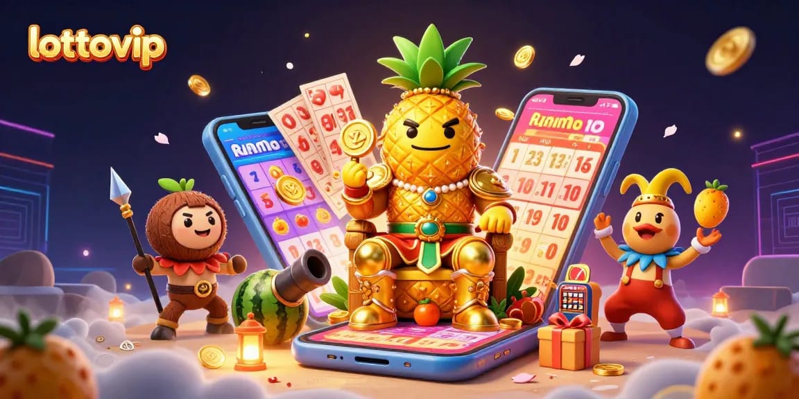 Menangkan jackpot dengan lottovip di mesin togel yang menampilkan angka dan koin emas.
