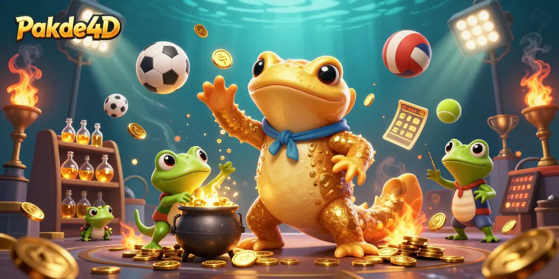 Pakde4D players enjoy seamless betting experiences with golden coins and dynamic sports elements.