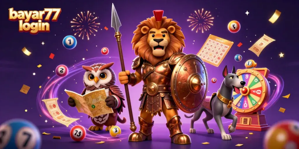 Experience seamless gaming with bayar77 login surrounded by dynamic casino elements in a thrilling setting.