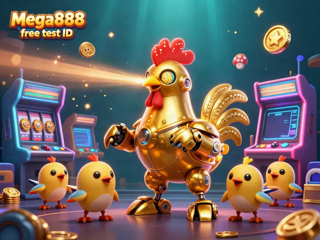 Experience Mega888 free test ID with dynamic gaming visuals showcasing the vibrant and engaging casino atmosphere.