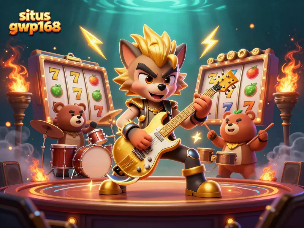 Menangkan permainan di situs gwp168 dengan visual 3D menakjubkan menggambarkan aksi seru di kasino.