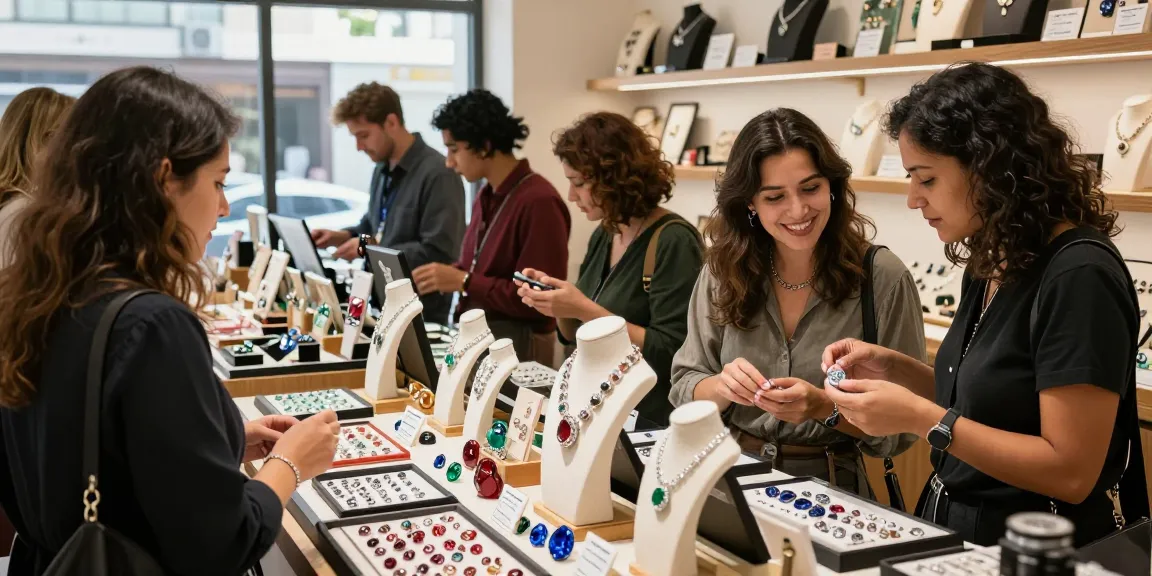 Explore stunning gems at https://www.mygemspot.com with diverse customers in an inviting marketplace.