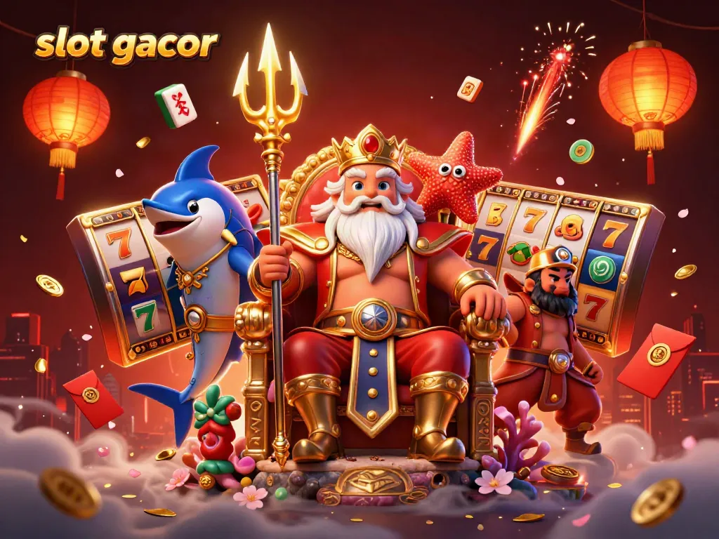 Menangkan jackpot dengan slot gacor yang berkilauan di ilustrasi kasino digital ini.