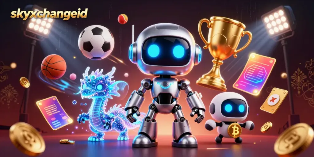Engage with sports betting excitement at skyxchangeid amidst dynamic 3D characters and rich casino elements.